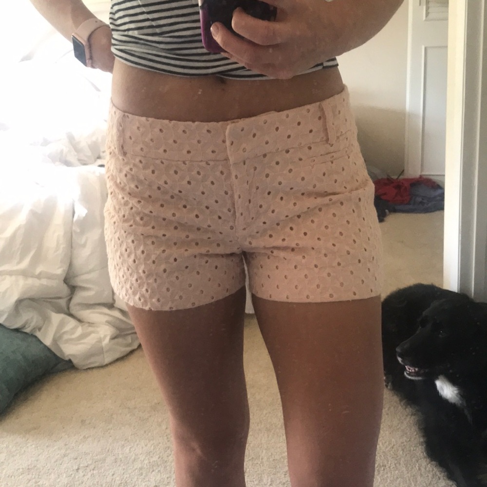 LOFT Pink Lace Shorts